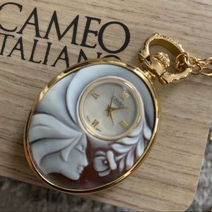 CAMEO ITALIAN POCKET WATCH